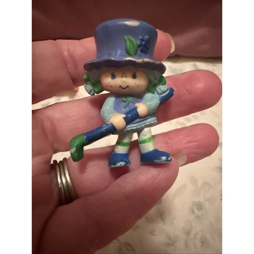 vintage 1981 Kenner Strawberryland Deluxe Mini set Blueberry Muffin And Piano